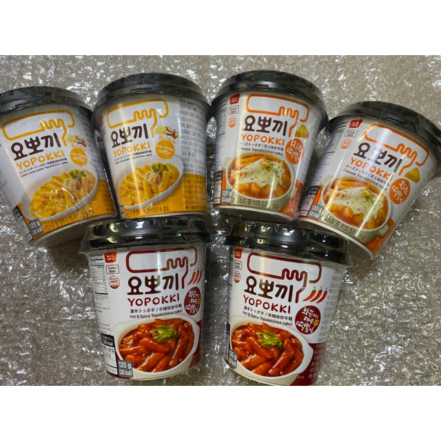 トッポギ　トッポッキ　ヨッポキ　ヨッポッキ　韓国 食品/飲料/酒の加工食品(インスタント食品)の商品写真