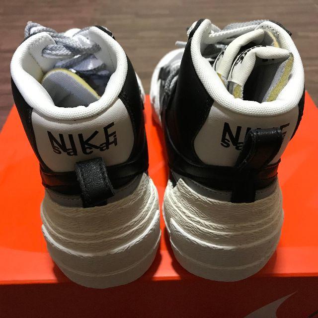 Nike Sacai Blazer Mid Black 26cm 2