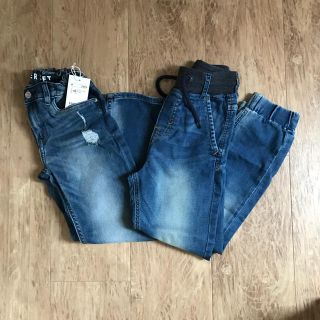 エイチアンドエム(H&M)の130 H&M デニムセット(パンツ/スパッツ)