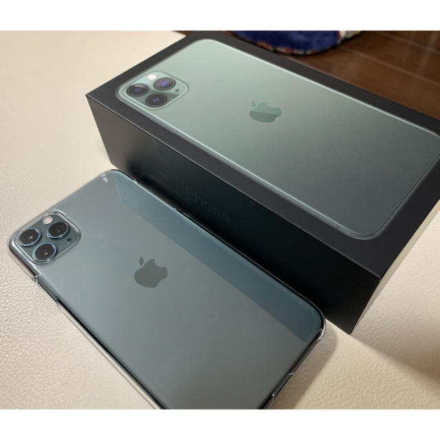 SIMロック解除済　IPhone11promax512GB ミッドナイトグリーン