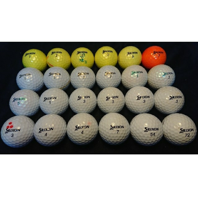 Srixon(スリクソン)の④ Z-STAR 24球 スリクソン ロストボール ゴルフボール スポーツ/アウトドアのゴルフ(その他)の商品写真