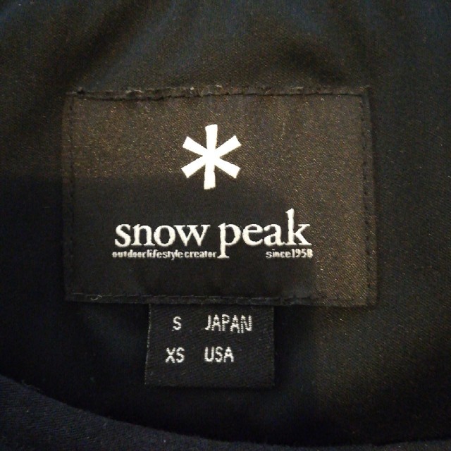 Snow Peak(スノーピーク)のmeiさん専用‼️Snow PeakサイズSブラック スポーツ/アウトドアのスポーツ/アウトドア その他(その他)の商品写真