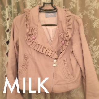 ミルク(MILK)のMILKライダース☆ラベンダー(ライダースジャケット)