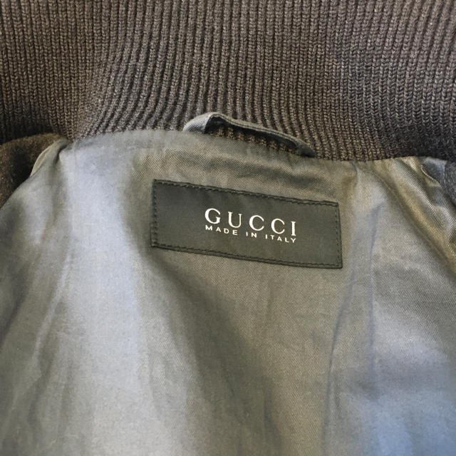 Gucci(グッチ)のGUCCI グッチ　50サイズ　ウールブルゾン　美品 メンズのジャケット/アウター(ブルゾン)の商品写真