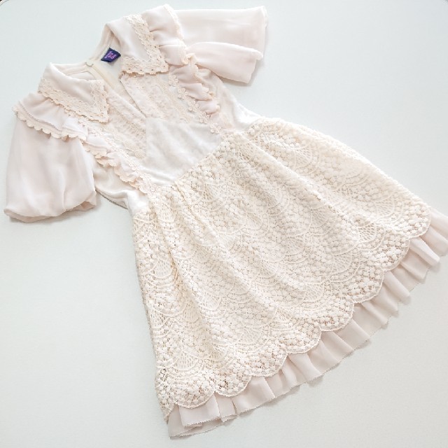 ANNA SUI mini(アナスイミニ)のアナスイミニ ワンピース M 110 ～ 120 キッズ/ベビー/マタニティのキッズ服女の子用(90cm~)(ワンピース)の商品写真