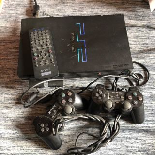 プレイステーション2(PlayStation2)のプレイステーション2 本体 ゲームソフト10セット(家庭用ゲーム機本体)