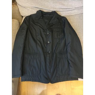 ジルサンダー(Jil Sander)のジルサンダー　黒　中綿ジャケット　50  美品　(ダウンジャケット)