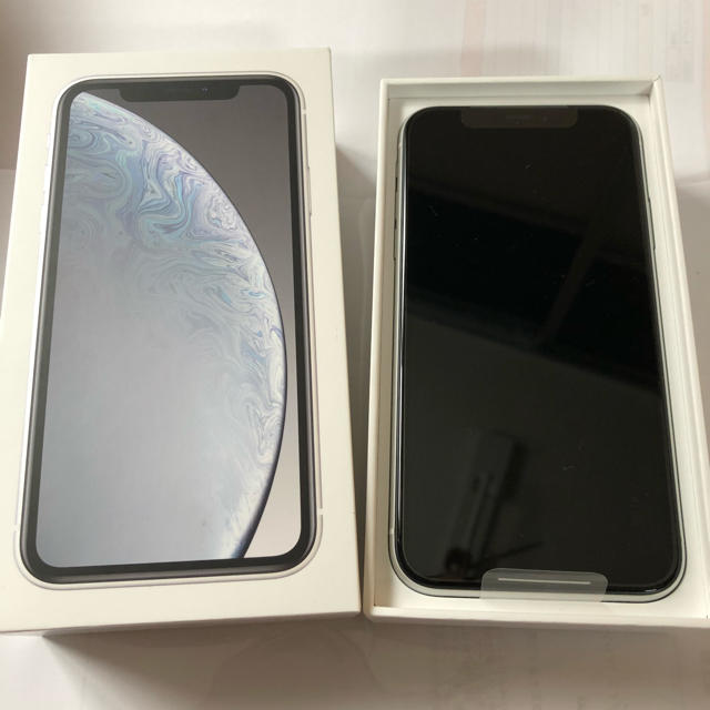 iPhone - iPhoneXR 128G ホワイト　SIMフリー　最終値下げ
