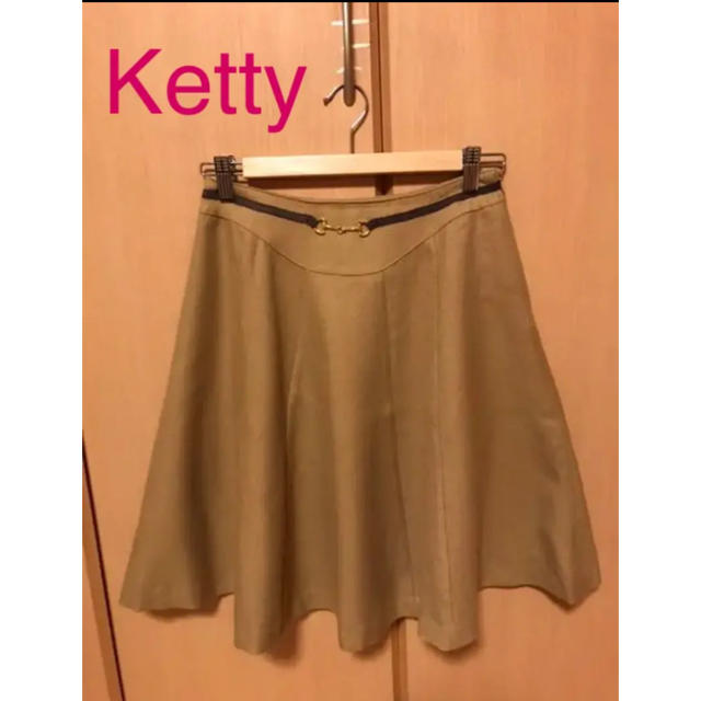ketty(ケティ)のケティ❤️ketty キャメル　スカート レディースのスカート(ひざ丈スカート)の商品写真