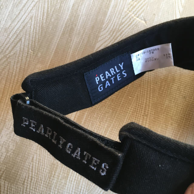 PEARLY GATES(パーリーゲイツ)のサンバイザー パーリーゲイツ  スポーツ/アウトドアのゴルフ(その他)の商品写真