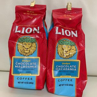 ライオン(LION)のライオンコーヒー   CHOCOLATE MACADAMIA 2袋セット(コーヒー)