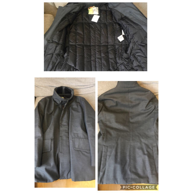 MONCLER(モンクレール)のモンクレールウールコート中古品　サイズ3 メンズのジャケット/アウター(ステンカラーコート)の商品写真