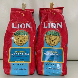 ライオン(LION)のライオンコーヒー  MACADAMIA 2袋セット(コーヒー)