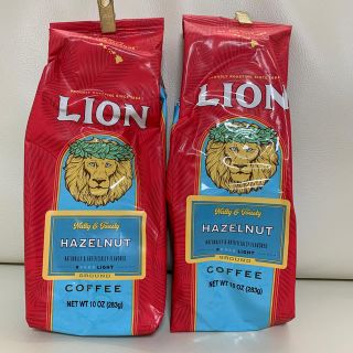 ライオン(LION)のライオンコーヒー HAZELNUT  2袋セット(コーヒー)