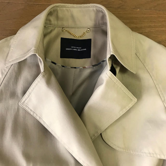 UNITED ARROWS green label relaxing(ユナイテッドアローズグリーンレーベルリラクシング)のアローズ　ロングトレンチコート38 レディースのジャケット/アウター(トレンチコート)の商品写真