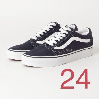 ヴァンズ(VANS)のバンズ　オールドスクール  ネイビー　ナイトスカイ　24.0(スニーカー)