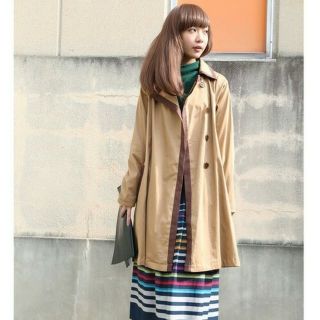 アメリヴィンテージ(Ameri VINTAGE)の完売品！レトロ超可愛い!!!トレンチ、チェスターコート☆ ベージュブラウン 新品(トレンチコート)