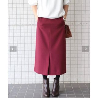 人気商品!! 【スローブイエナ】Aライン ロングスカート(M)レッド