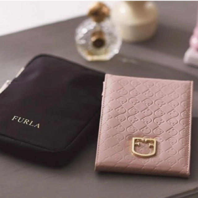 Furla(フルラ)のフルラミラー&ミラーケース　sweet10月号付録 レディースのファッション小物(ミラー)の商品写真