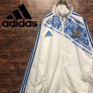 アディダス(adidas)の【激レア】アディダス ワンポイント刺繍 スリーサイドライン ナイロンジャケット(ナイロンジャケット)