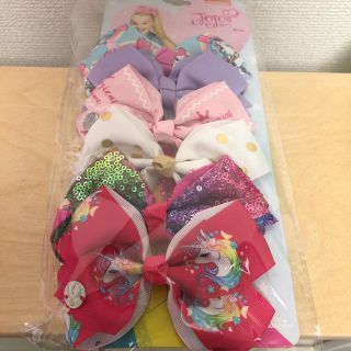 ディズニー(Disney)の【人気カラー】ジョジョシワリボン ヘアクリップ♡ 6点セット(ドレス/フォーマル)