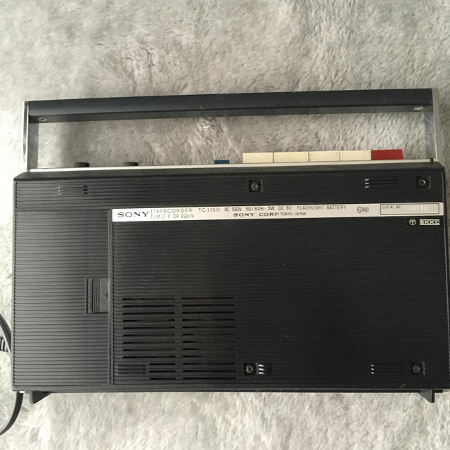 ジャンク品SONYソニー レトロテープレコーダーTC-1150