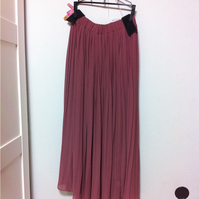 プリーツスカート♡スヌード♡マキシ レディースのスカート(ロングスカート)の商品写真