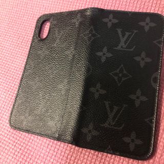 ルイヴィトン(LOUIS VUITTON)のルイヴィトン   iPhone Ⅹ ⅩS 携帯ケース　国内正規品　イニシャル入り(iPhoneケース)