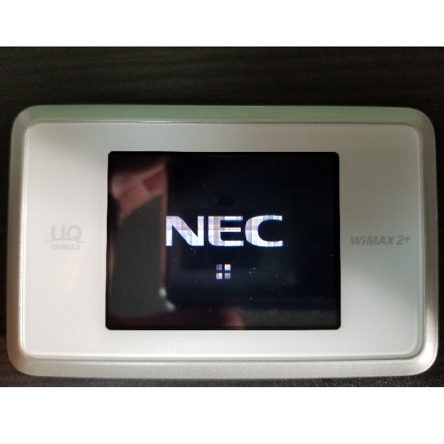 NEC(エヌイーシー)のUQ wimax モバイルルーター WiFi スマホ/家電/カメラのPC/タブレット(PC周辺機器)の商品写真