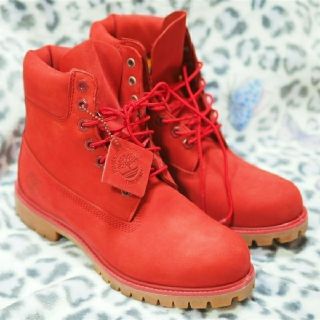 ティンバーランド(Timberland)の試着のみ 美品 最終値下げTimberlandブーツ赤(ブーツ)