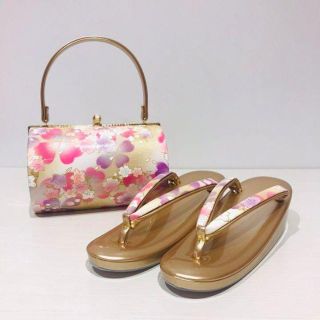 成人式 草履バックセット 可愛い おしゃれ(下駄/草履)