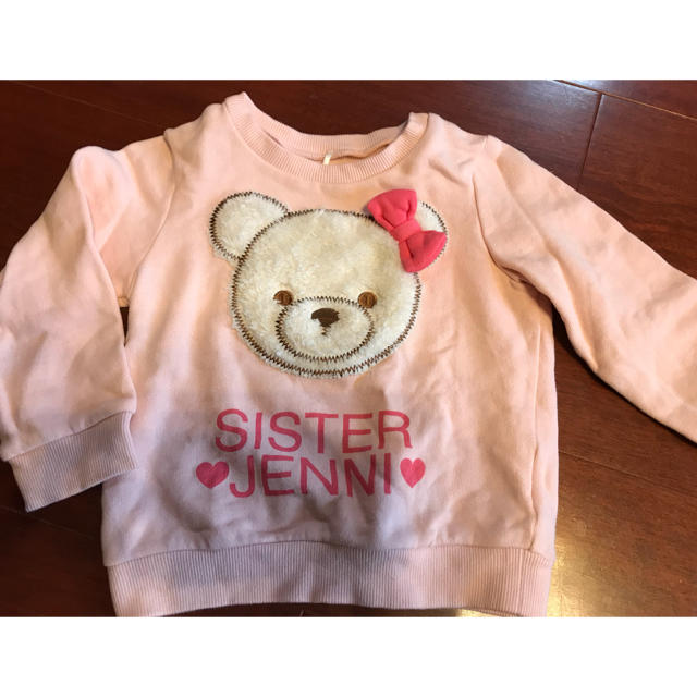 JENNI(ジェニィ)のシスタージェニー トレーナー 100 キッズ/ベビー/マタニティのキッズ服女の子用(90cm~)(Tシャツ/カットソー)の商品写真