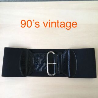 ドルチェアンドガッバーナ(DOLCE&GABBANA)の90’s vintage used DOLCE&GABBANA ワイドゴムベルト(ベルト)