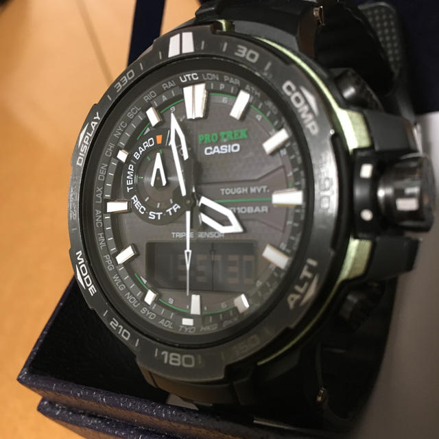 CASIO(カシオ)のCASIO PRO TREK PRW-6000Y カシオ プロトレック スポーツ/アウトドアのアウトドア(登山用品)の商品写真