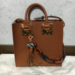 ソフィーヒュルム(SOPHIE HULME)のsophie  hulme ハンドバッグ キャメル(ハンドバッグ)