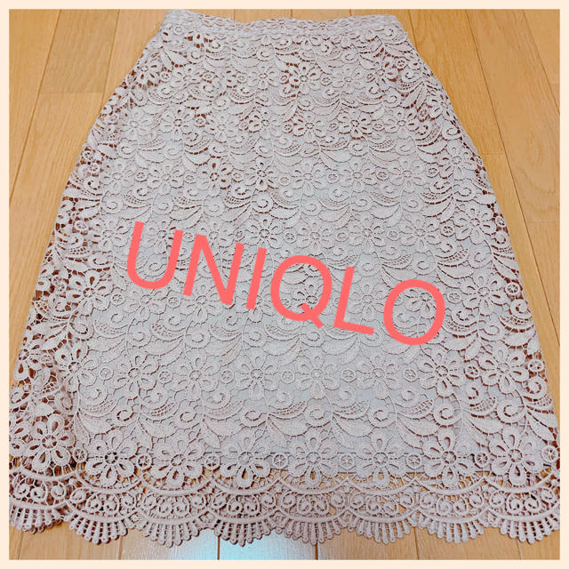 UNIQLO(ユニクロ)のUNIQLO レースタイトスカート レディースのスカート(ひざ丈スカート)の商品写真