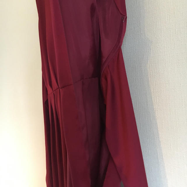 パーティードレス ワインレッド レディースのフォーマル/ドレス(ミニドレス)の商品写真