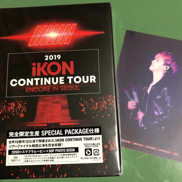 2019　iKON　CONTINUE　TOUR　ENCORE　IN　SEOUL（ エンタメ/ホビーのDVD/ブルーレイ(ミュージック)の商品写真