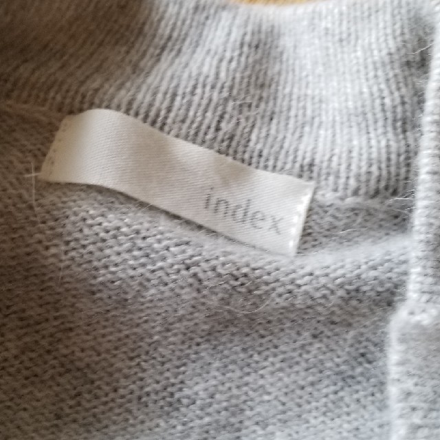INDEX(インデックス)のINDEX  インデックス　ニット　グレー　M レディースのトップス(ニット/セーター)の商品写真
