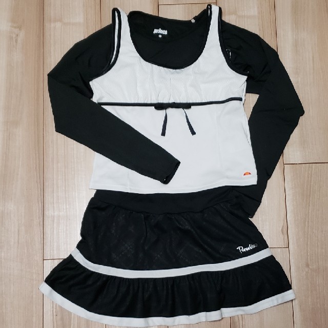 ellesse(エレッセ)の★アカマツ様専用★エレッセ　テニスノースリーブ　Mサイズ スポーツ/アウトドアのテニス(ウェア)の商品写真