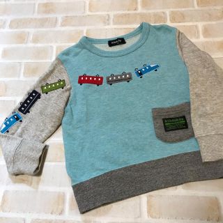 クレードスコープ(kladskap)のクレードスコープ  トレーナー 電車 100(Tシャツ/カットソー)