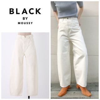 ブラックバイマウジー(BLACK by moussy)のブラックバイマウジー プナホワイトデニム 23 コナ PUNA(デニム/ジーンズ)