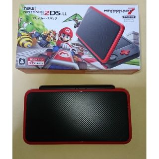 ニンテンドー3DS(ニンテンドー3DS)の【ソフト有】Newニンテンドー2DS LL マリオカート7パック(携帯用ゲーム機本体)