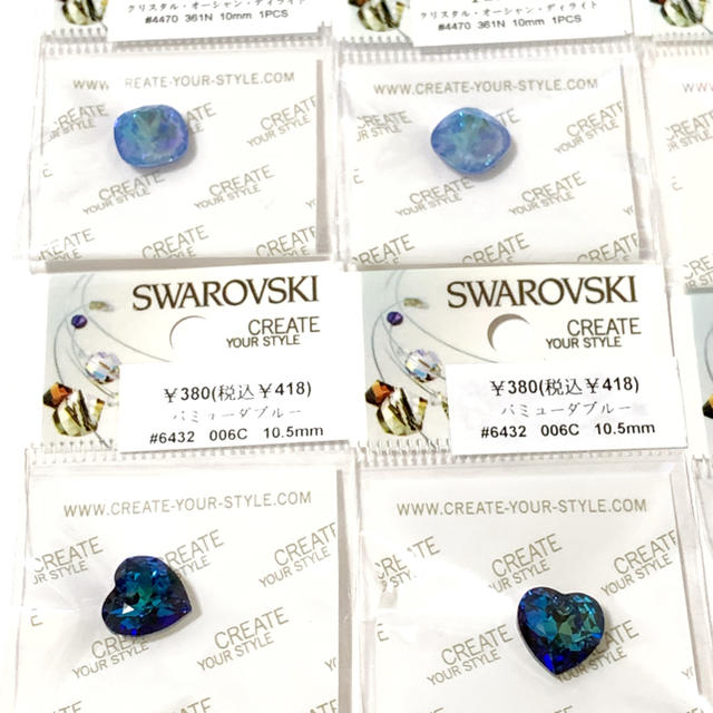 SWAROVSKI(スワロフスキー)のスワロフスキー まとめ売り ① ハンドメイドの素材/材料(各種パーツ)の商品写真