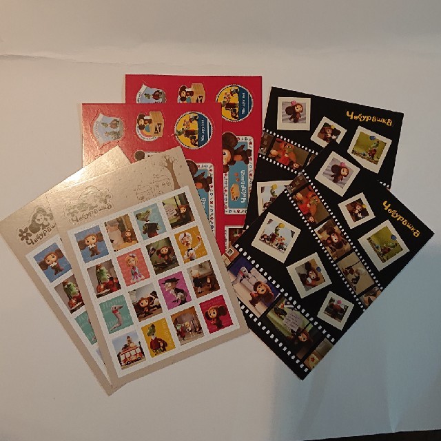FELISSIMO(フェリシモ)のチェブラーシカカード6枚セット エンタメ/ホビーのアニメグッズ(カード)の商品写真