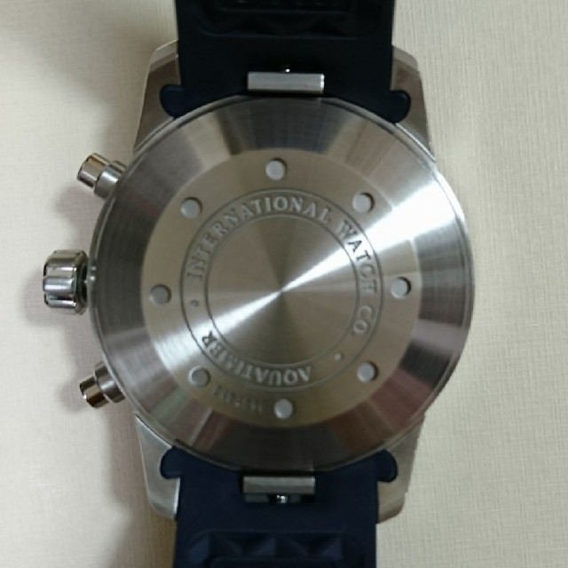 IWC(インターナショナルウォッチカンパニー)の超美品 IWC アクアタイマー クロノグラフ ネイビー文字盤 メンズ 腕時計 メンズの時計(腕時計(アナログ))の商品写真