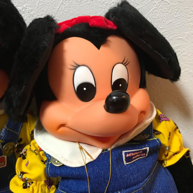 Disney(ディズニー)のミッキー  ミニー レトロ ぬいぐるみ エンタメ/ホビーのおもちゃ/ぬいぐるみ(ぬいぐるみ)の商品写真