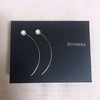 hirotaka ヒロタカジュエリー k10 アコヤパール アローピアス L(ピアス)