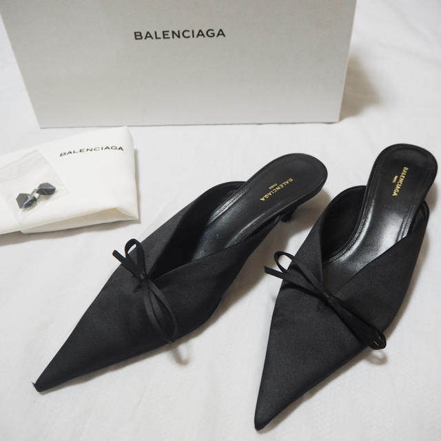 Balenciaga - BALENCIAGA バレンシアガ ナイフミュール ヒールパンプス