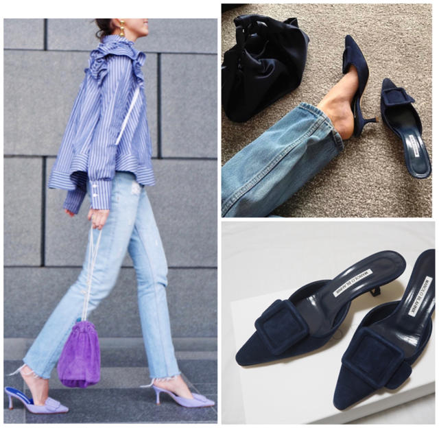 MANOLO BLAHNIK - 新品 MANOLO BLAHNIK マノロブラニク maysale ミュールの通販 by ♡S.K♡'s